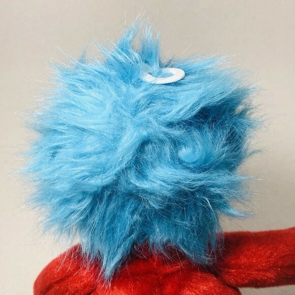 Aurora Dr Seuss Thing 1 Plush 12” Toy Doll Red Outfit Children Book Blue Hair - Picture 7 of 9